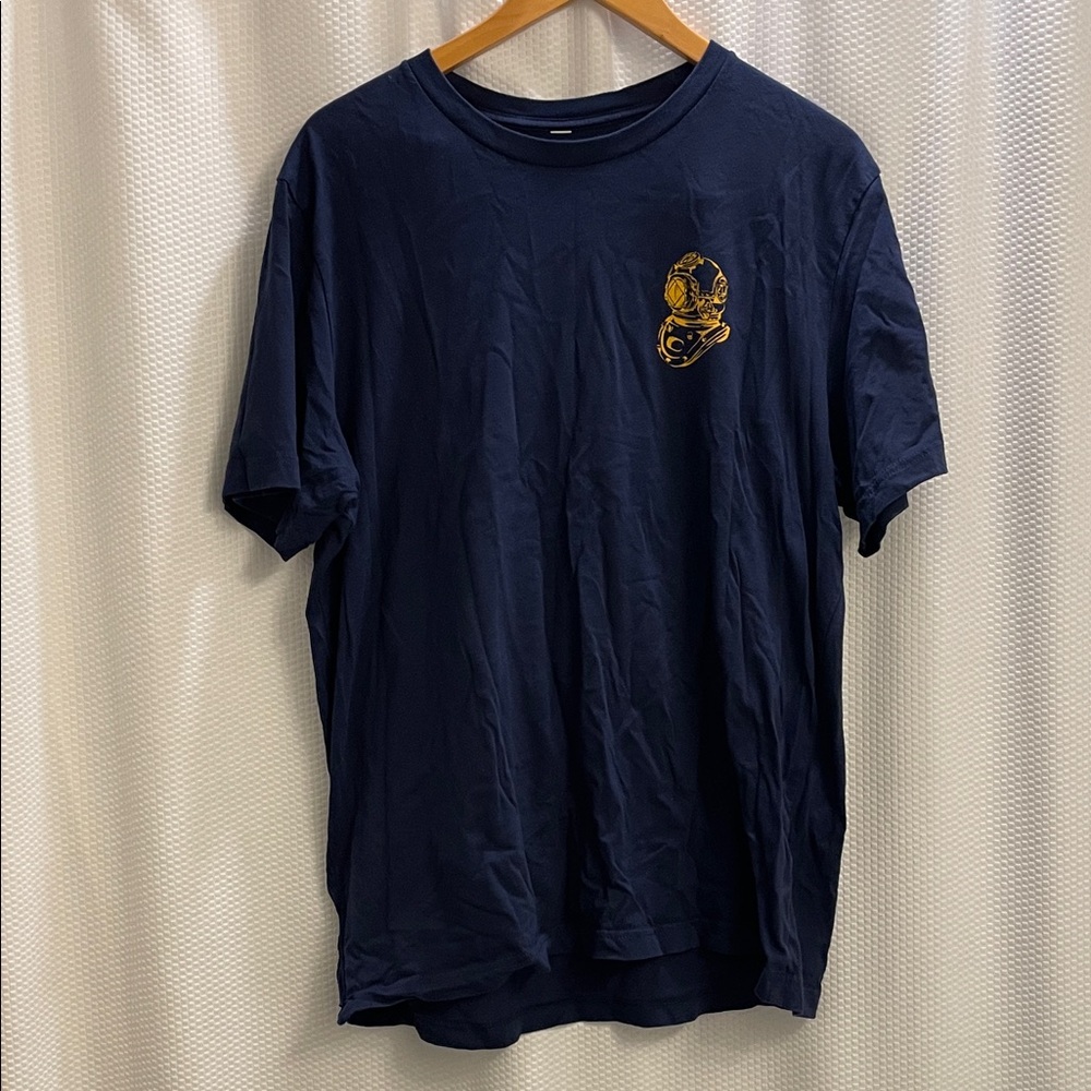 Navy Blue Graphic T-Shirt